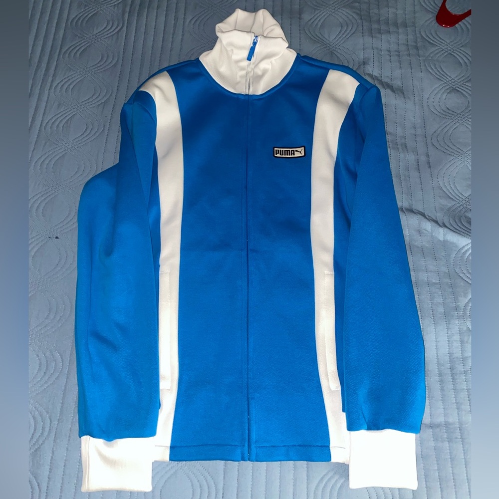 Puma White and Blue Jacket